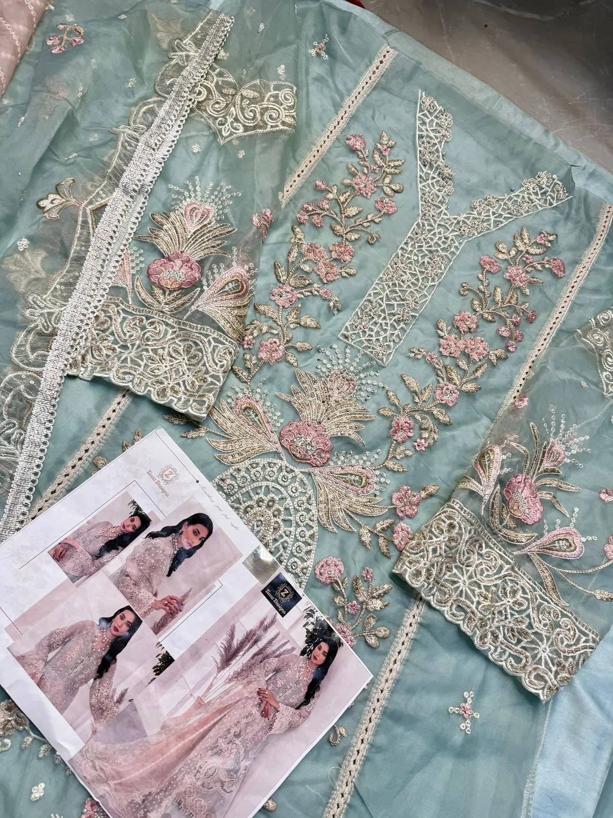 Long Pakistani Dress For Ramzan Eid - Image 5