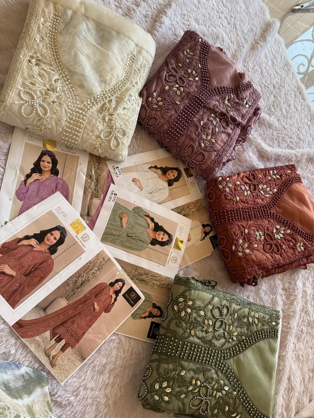 Organza Cut Work Pakistani Suit For Ramzan Eid - Image 2