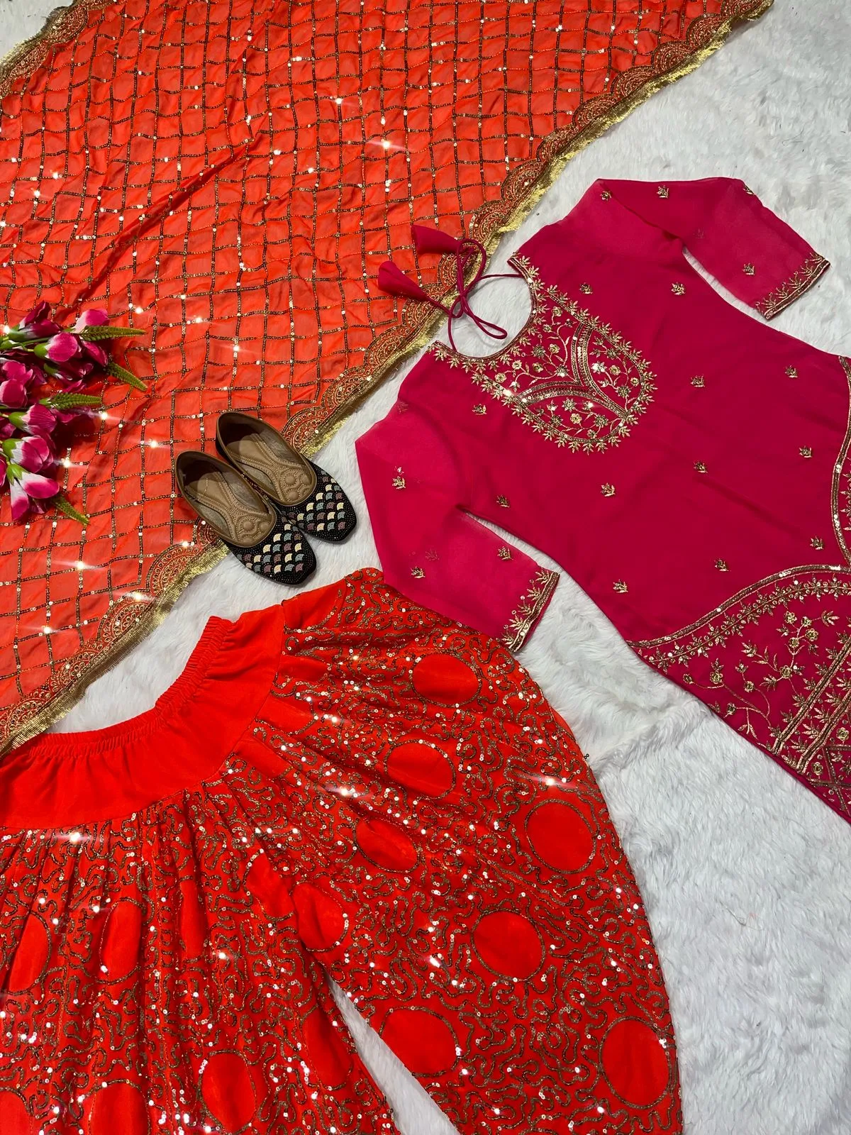 Readymade Patiala Dhoti Salwar Suit For Wedding - Image 4