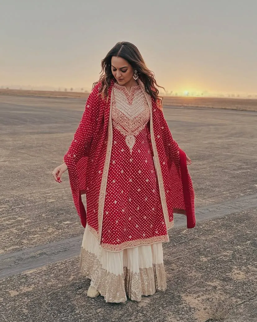 Sonakshi Sinha Inspired Plazzo Salwar Suit