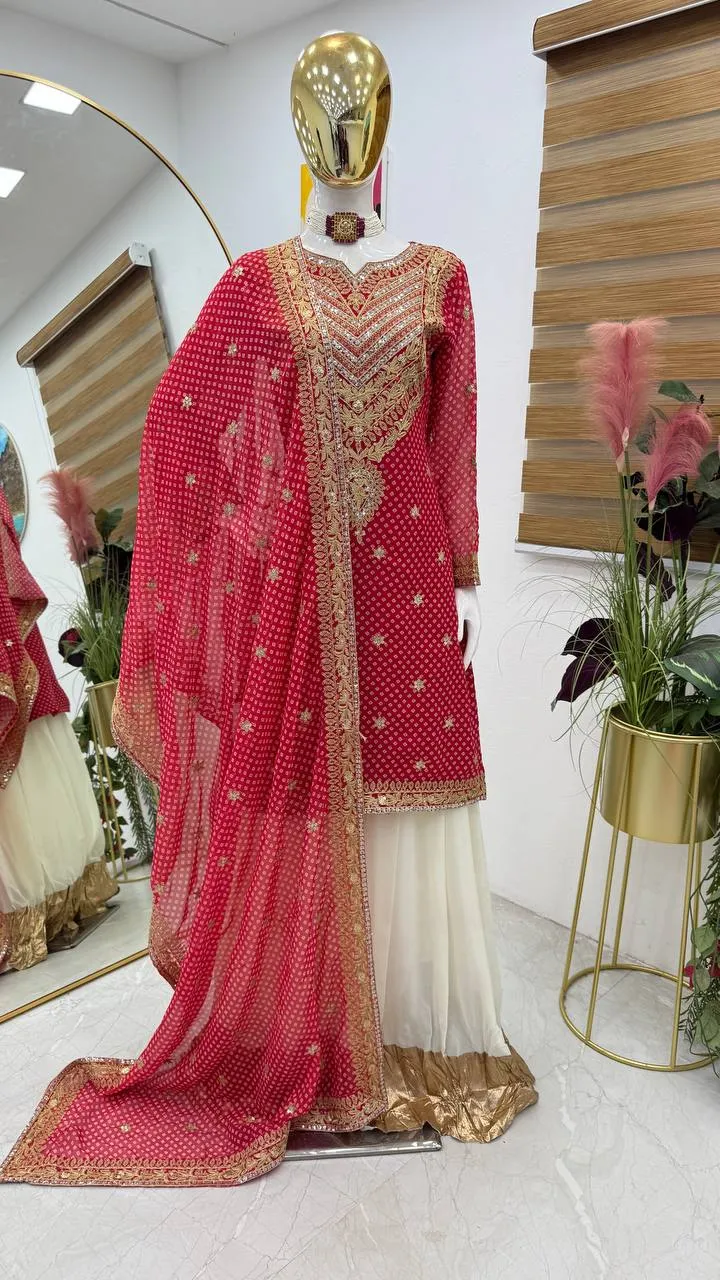 Sonakshi Sinha Inspired Plazzo Salwar Suit - Image 2