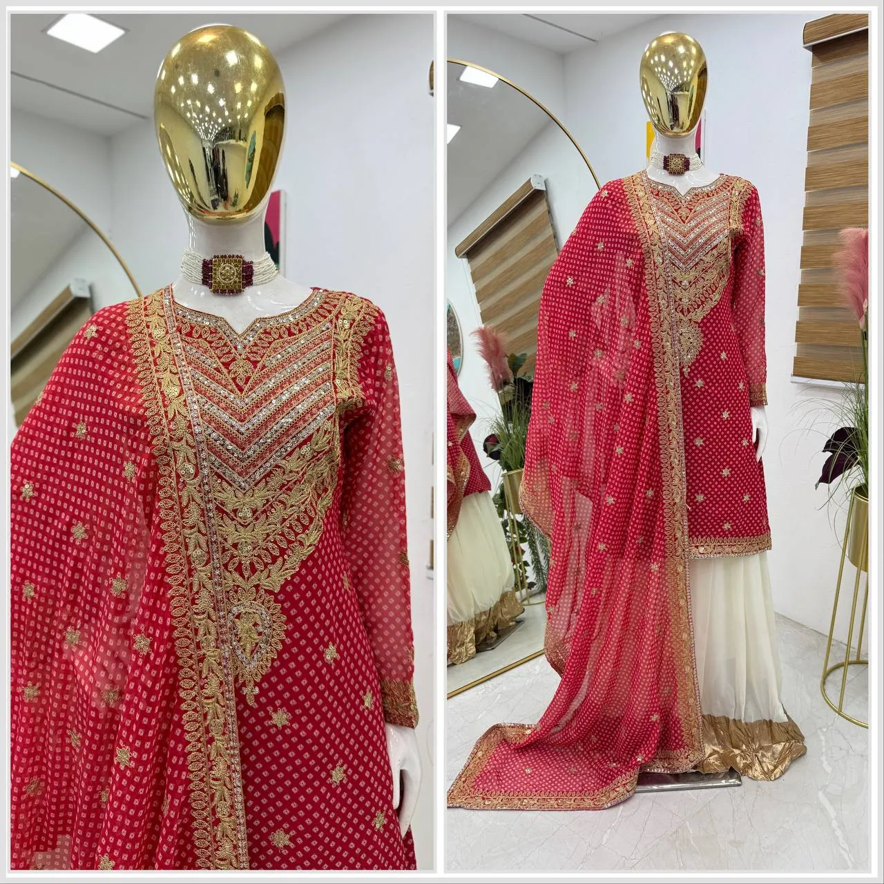 Sonakshi Sinha Inspired Plazzo Salwar Suit - Image 5