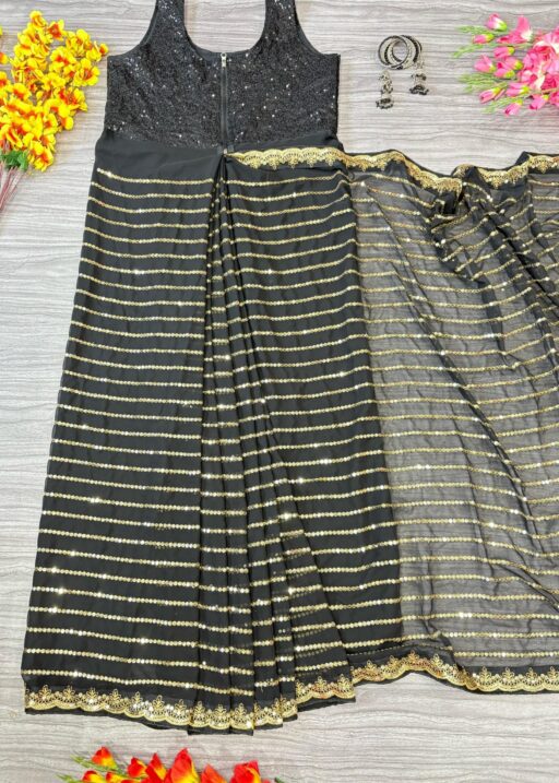 ZIp And Go Saree Gown