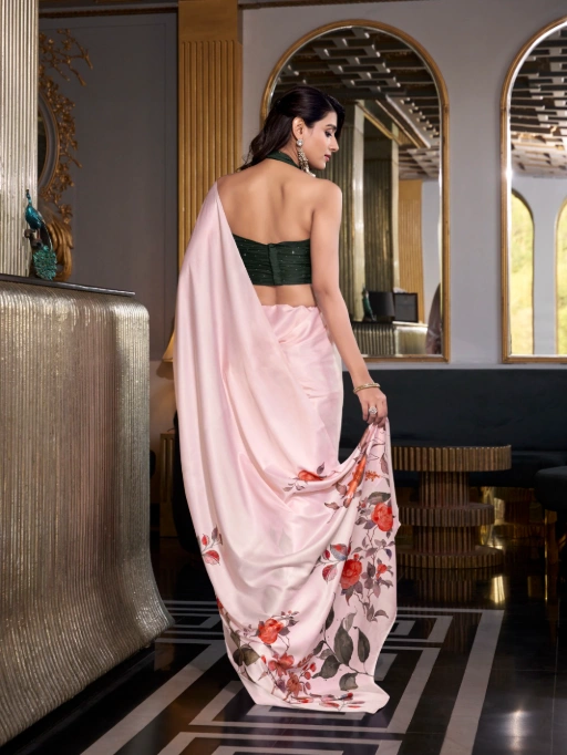 Designer Digital printed Party Wear Saree