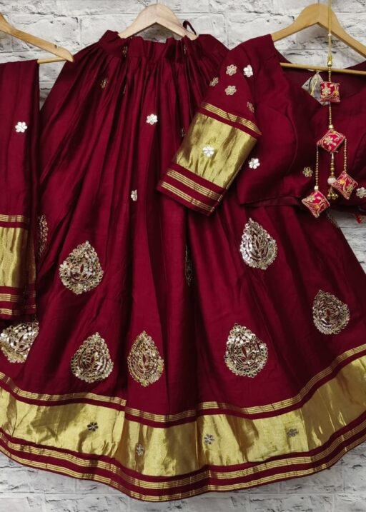 Gaji Silk Lehenga Choli