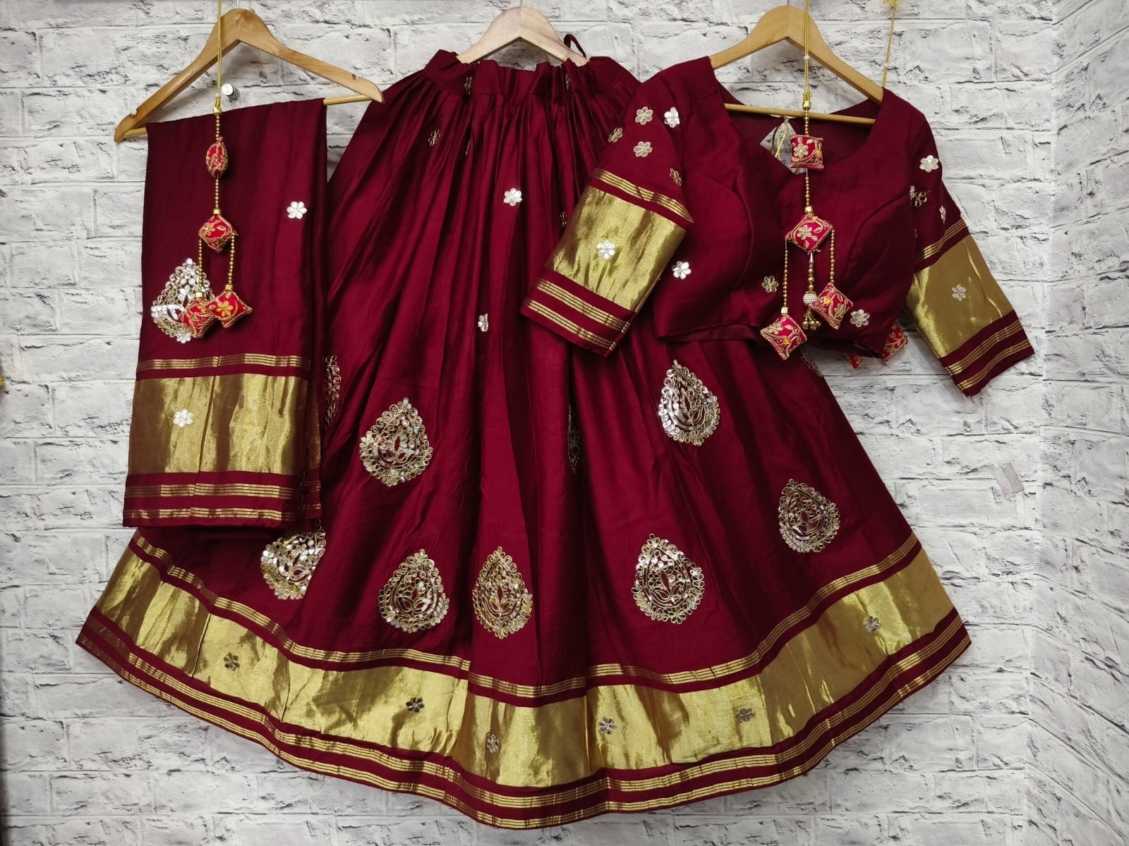 Gaji Silk Lehenga Choli