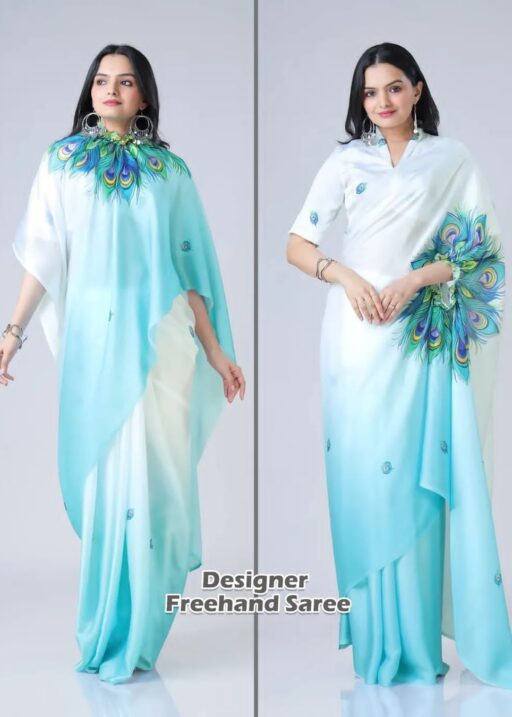 Hand Free Saree