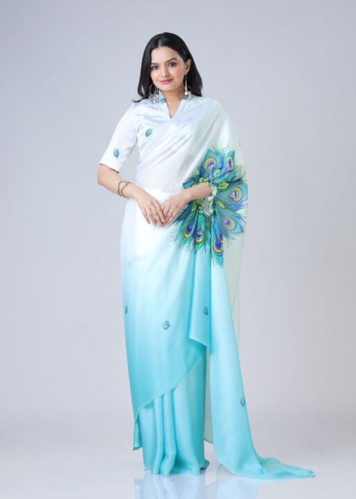 Hand Free Saree