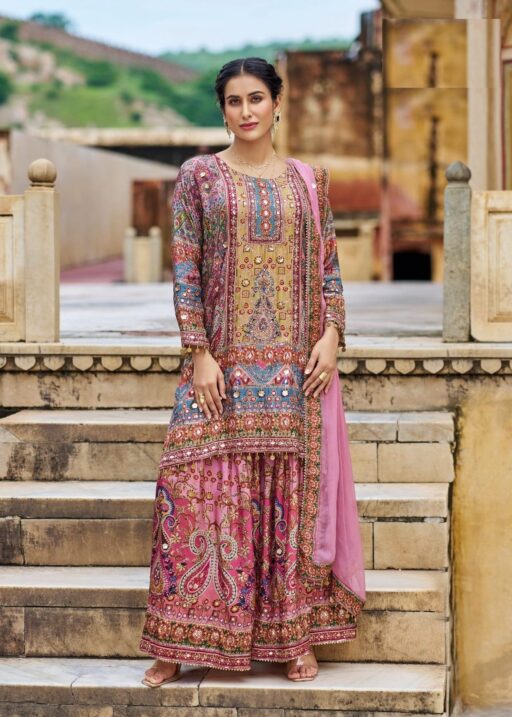 Wedding Wear Rajwadi Sharara For Women