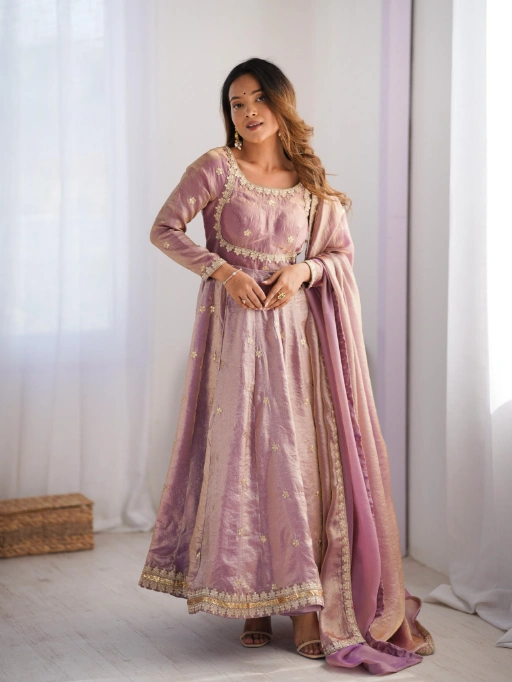 Wedding Wear Silk Gown For Women