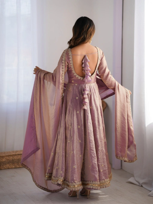 Wedding Wear Silk Gown For Women