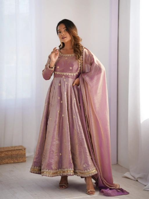 Wedding Wear Silk Gown For Women