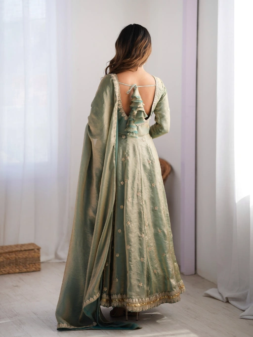 Wedding Wear Silk Gown For Women