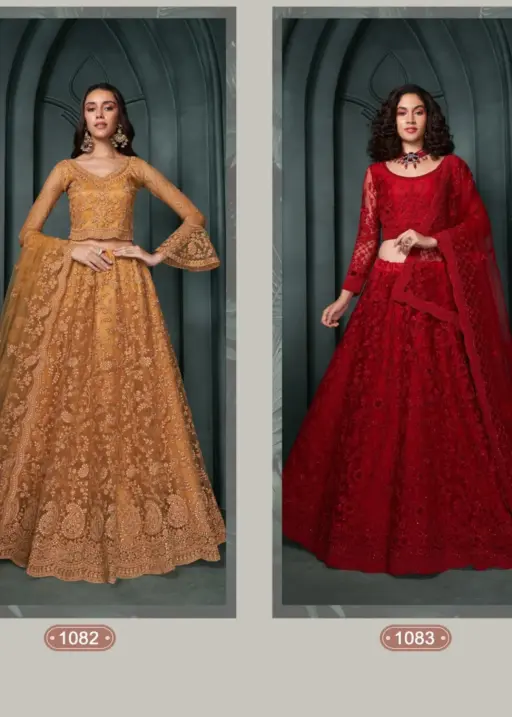 Bridal Net Chaniya Choli