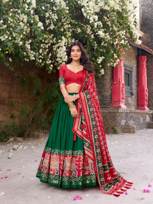 Designer Patola Chaniya Choli - Image 11