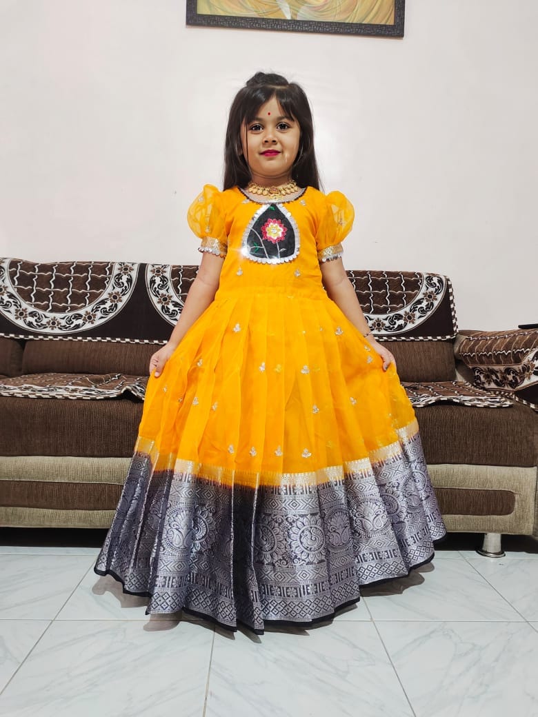 Beautiful Kids Wear Gown for Wedding - Image 5
