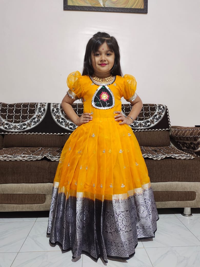 Beautiful Kids Wear Gown for Wedding - Image 4