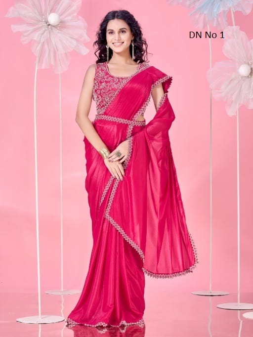 Fashionable Ready to Wear Saree for Wedding - Image 2