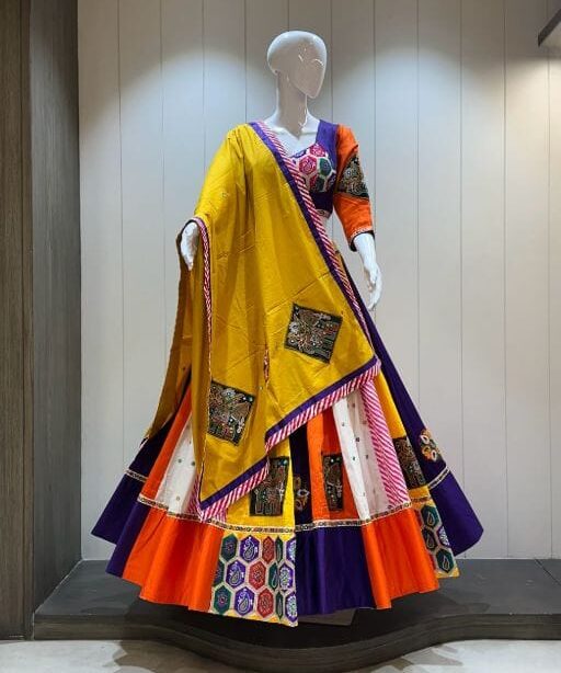 Multi Color Navratri Chaniya Choli with 8 Meter Flair (2)