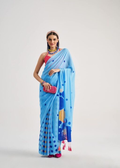 Polka Dot Saree