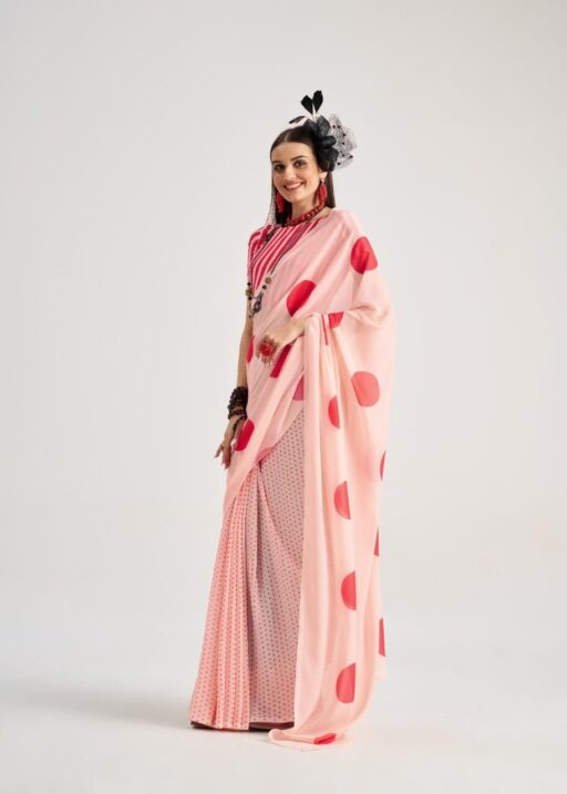 Polka Dots Saree
