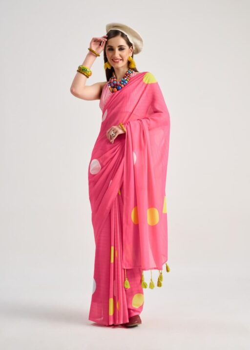 Polka Dot Saree