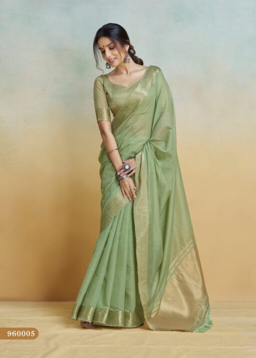 Pure Handloom Khadi Silk Ethnic Saree