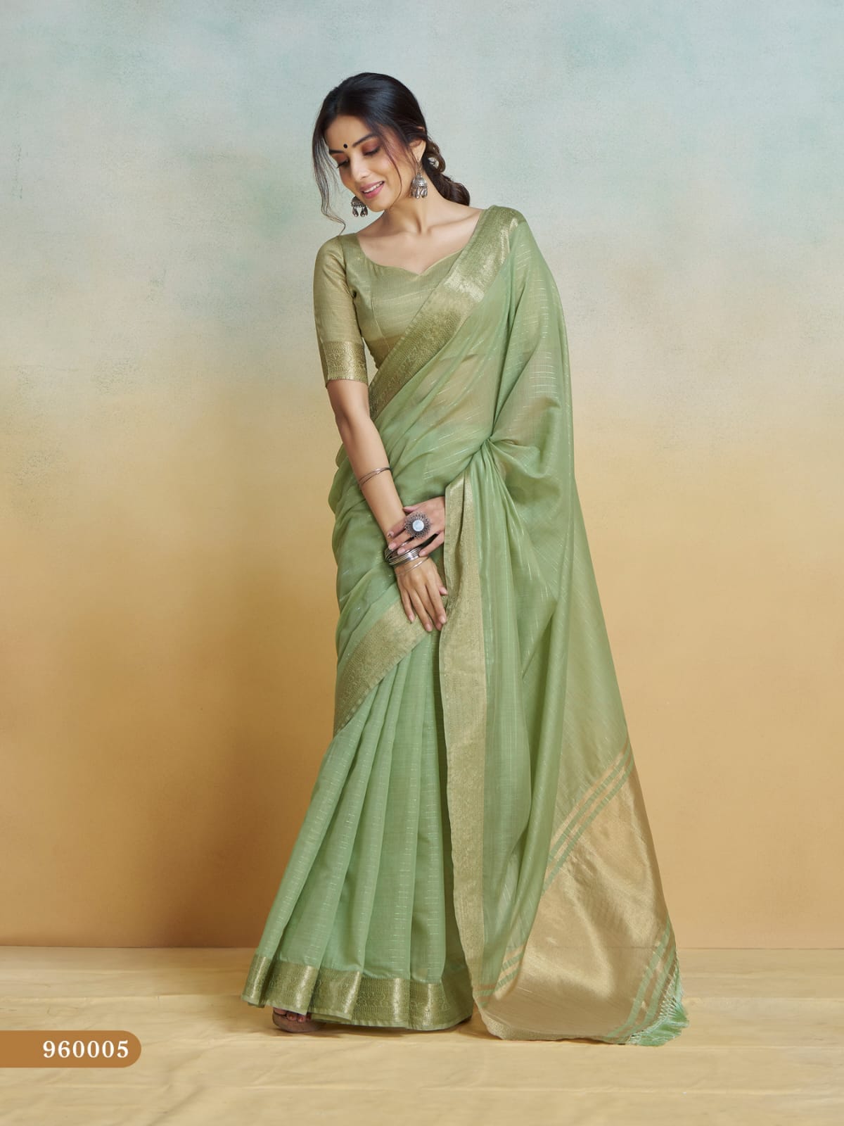 Pure Handloom Khadi Silk Ethnic Saree