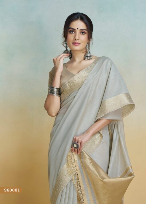 Pure Handloom Khadi Silk Ethnic Saree