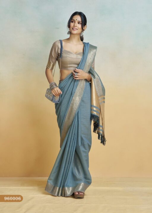 Pure Handloom Khadi Silk Ethnic Saree