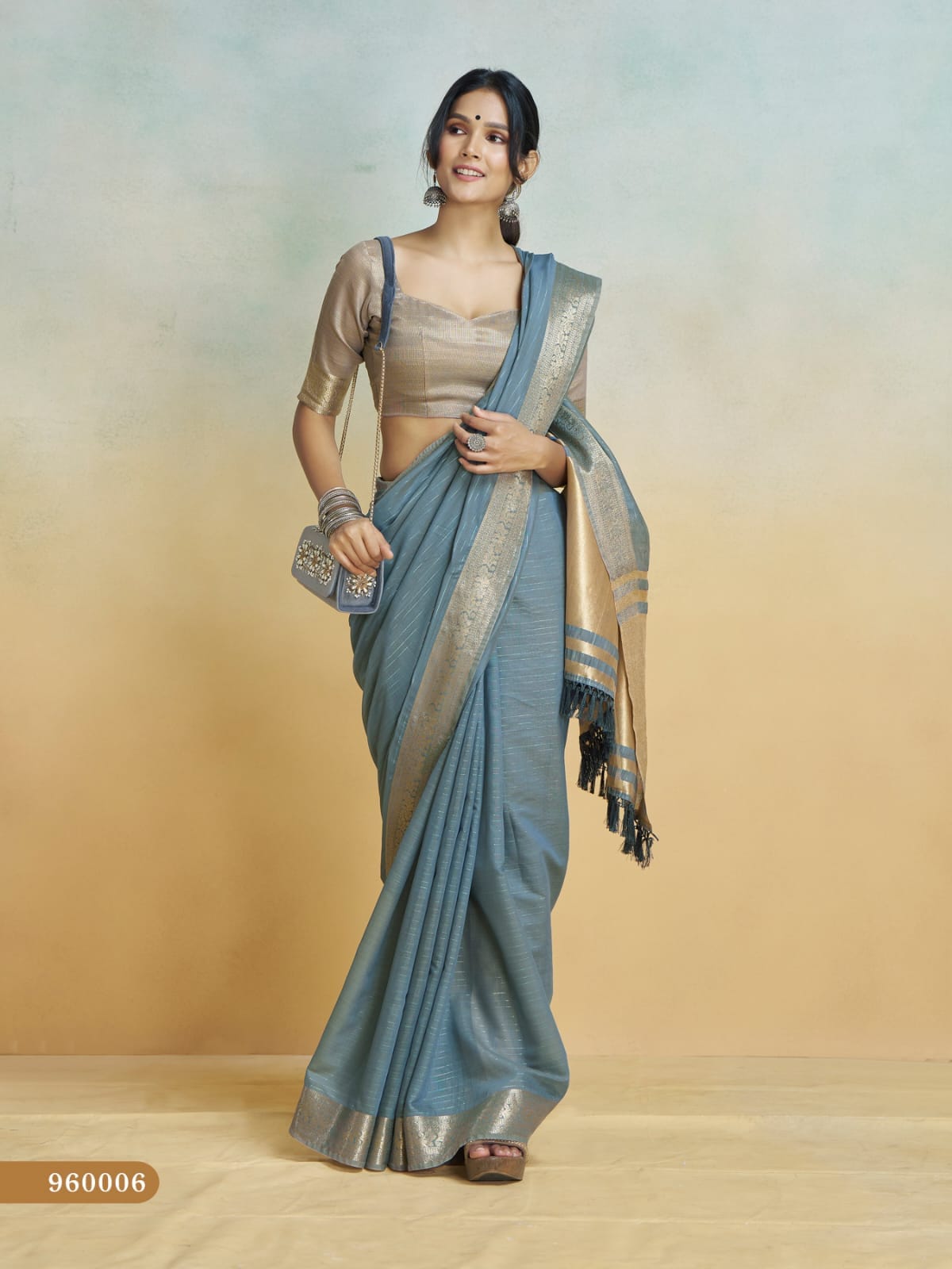 Pure Handloom Khadi Silk Ethnic Saree