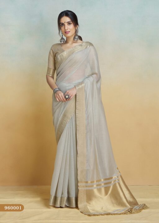 Pure Handloom Khadi Silk Ethnic Saree