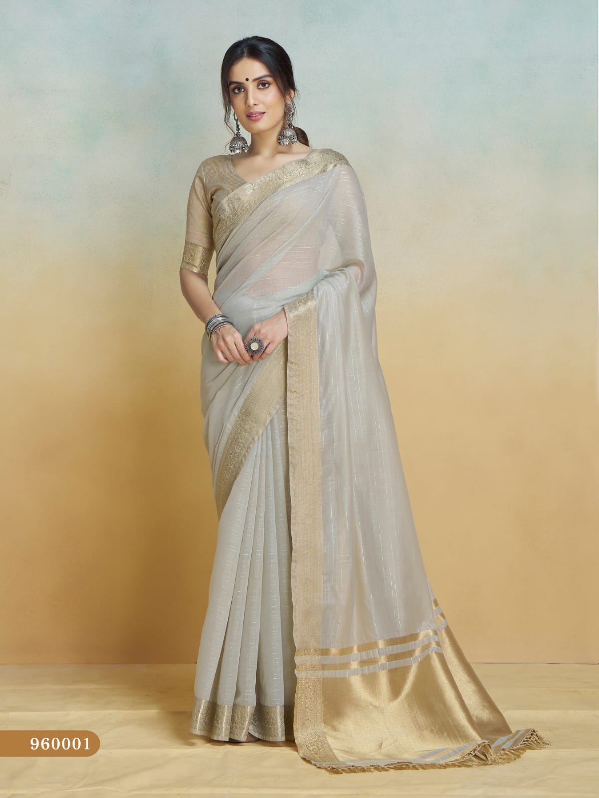 Pure Handloom Khadi Silk Ethnic Saree