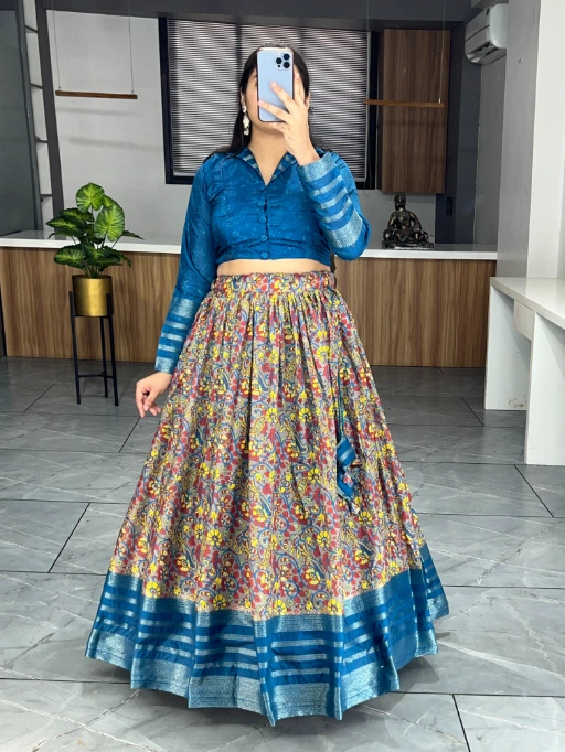 Readymade Silk Coord Lehenga Set