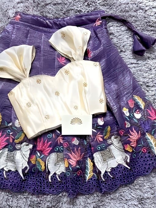 Small Girl Lehenga Choli For Wedding - Image 8