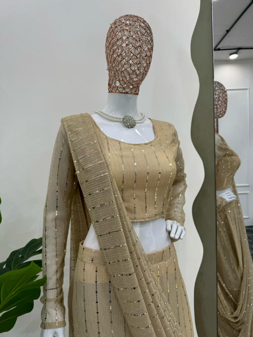 Stylish Wedding Wear Lehenga Saree Collection