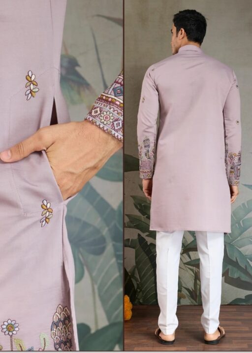 Buy Traditional Men's Rajwadi Kurta With Dupatta