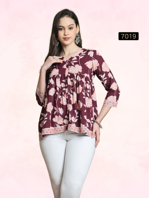 Stylish Tunic Tops with Handwork