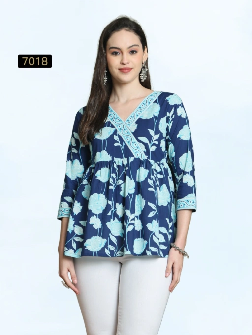 Stylish Tunic Tops with Handwork