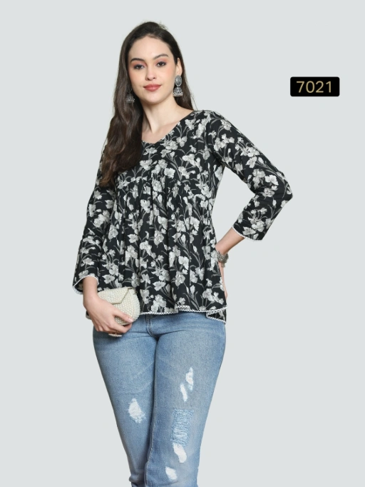 Stylish Tunic Tops with Handwork