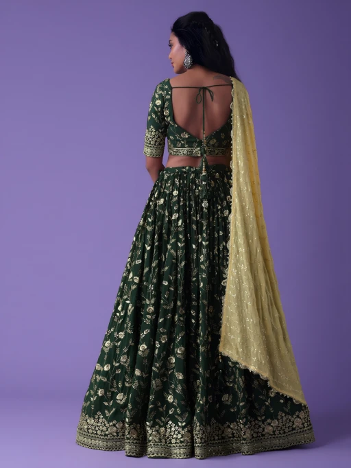 Bridesmaid Green Lehenga Choli