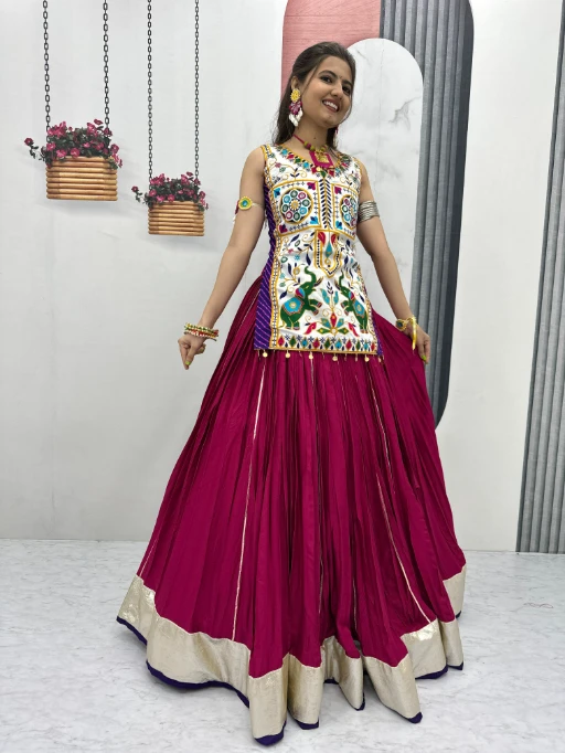 Buy Navratri Lehenga with Kedia for Garba 2025