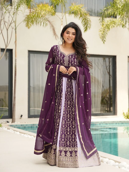 Designer Wedding Wear Readymade Anarkali Suit