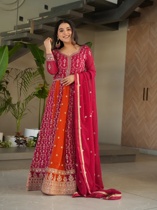 Designer Wedding Wear Readymade Anarkali Suit