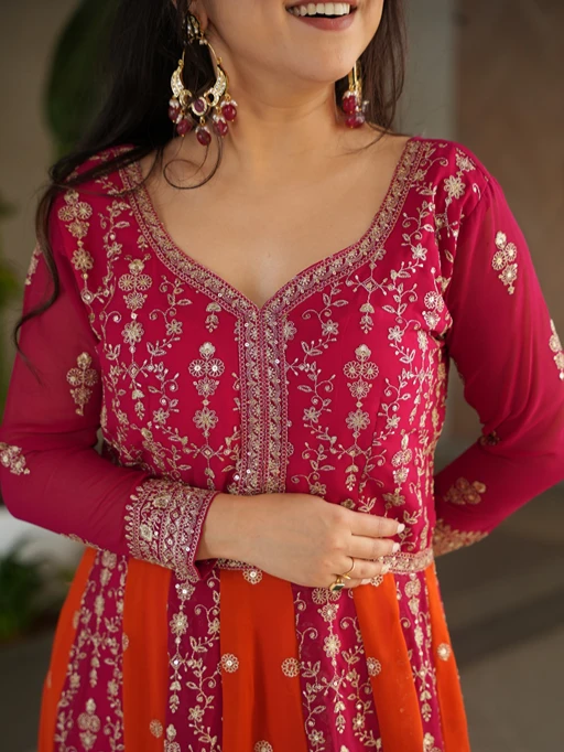 Designer Wedding Wear Readymade Anarkali Suit