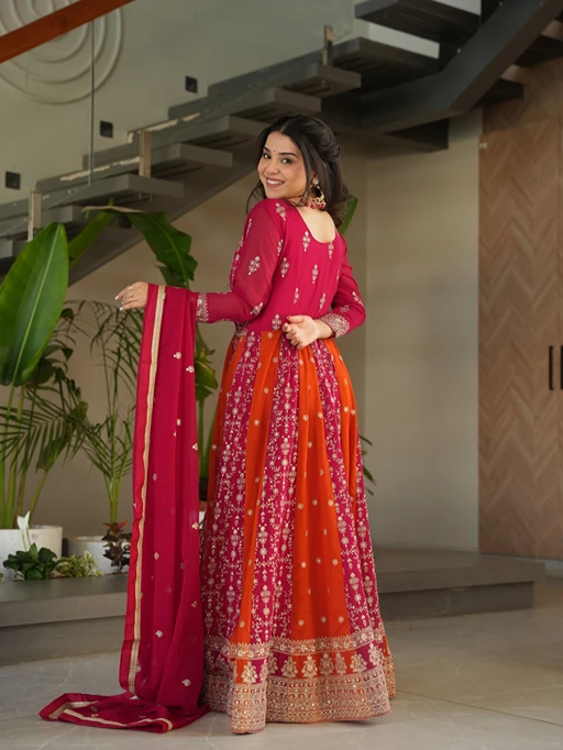Designer Wedding Wear Readymade Anarkali Suit