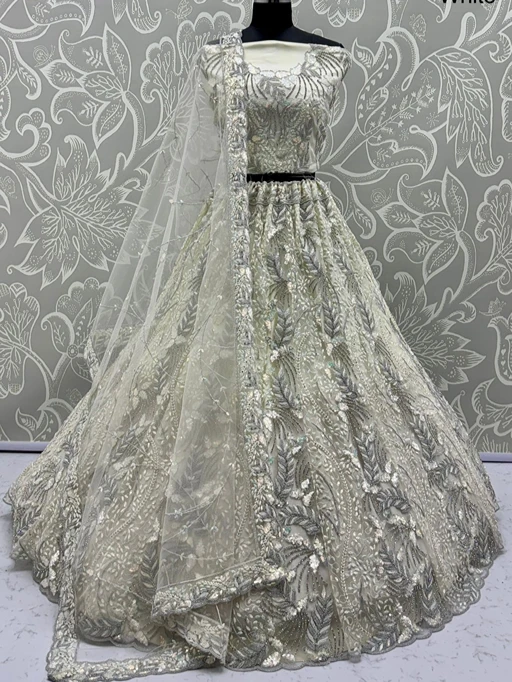 Heavy Net Bridal Lehenga Choli