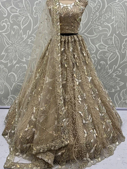 Heavy Net Bridal Lehenga Choli