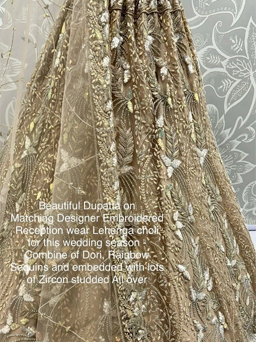Heavy Net Bridal Lehenga Choli