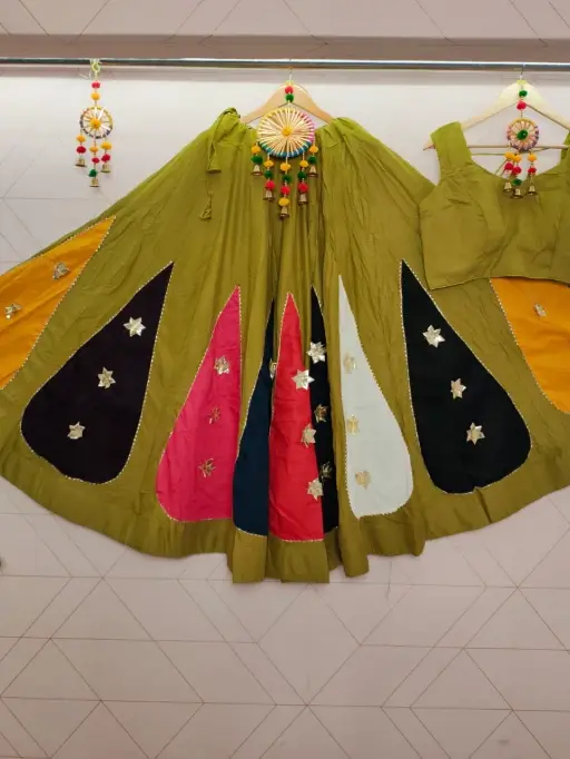 Rayon Readymade Big Flair Chaniya for Dandiya Night